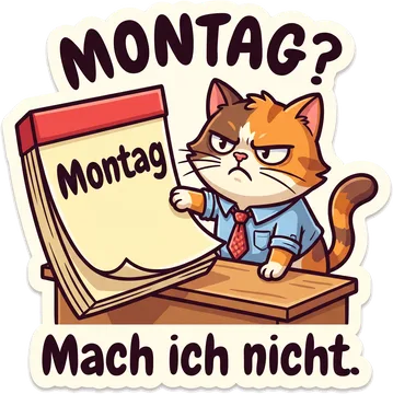 Montag? Nö.