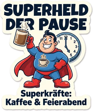 Superheld der Pause